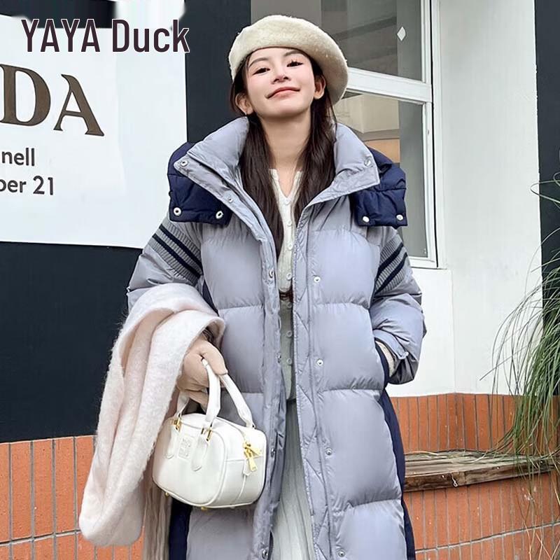 YAYA Women s Korean Style Color Block Mid-Length Down Jacket S (155/80A)
YAYA Women s Korean Style Color Block Mid-Length Down Jacket S (155/80A)