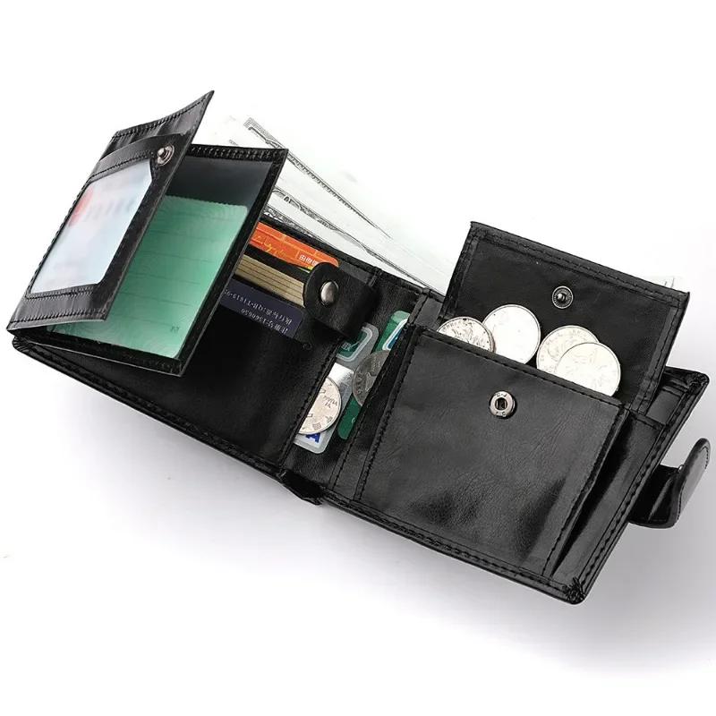 Retro Large Capacity 3 Fold Buckle Short Wallet PU Leather Wallet Multiple Card Slots ID Credit Card Holder Men Coin Bag Purse
Retro Large Capacity 3 Fold Buckle Short Wallet PU Leather Wallet Multiple Card Slots ID Credit Card Holder Men Coin Bag Purse