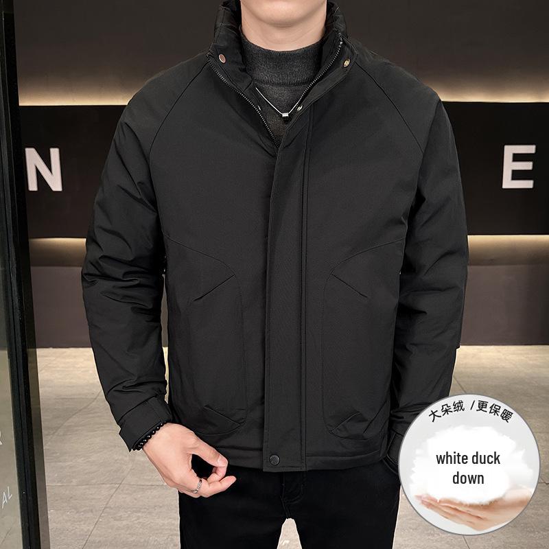 Men s Trendy Stand Collar White Duck Down Jacket - Autumn/Winter Versatile Fashion 4XL (Weight: 180-195 jin) чорний
Men s Trendy Stand Collar White Duck Down Jacket - Autumn/Winter Versatile Fashion 4XL (Weight: 180-195 jin) чорний