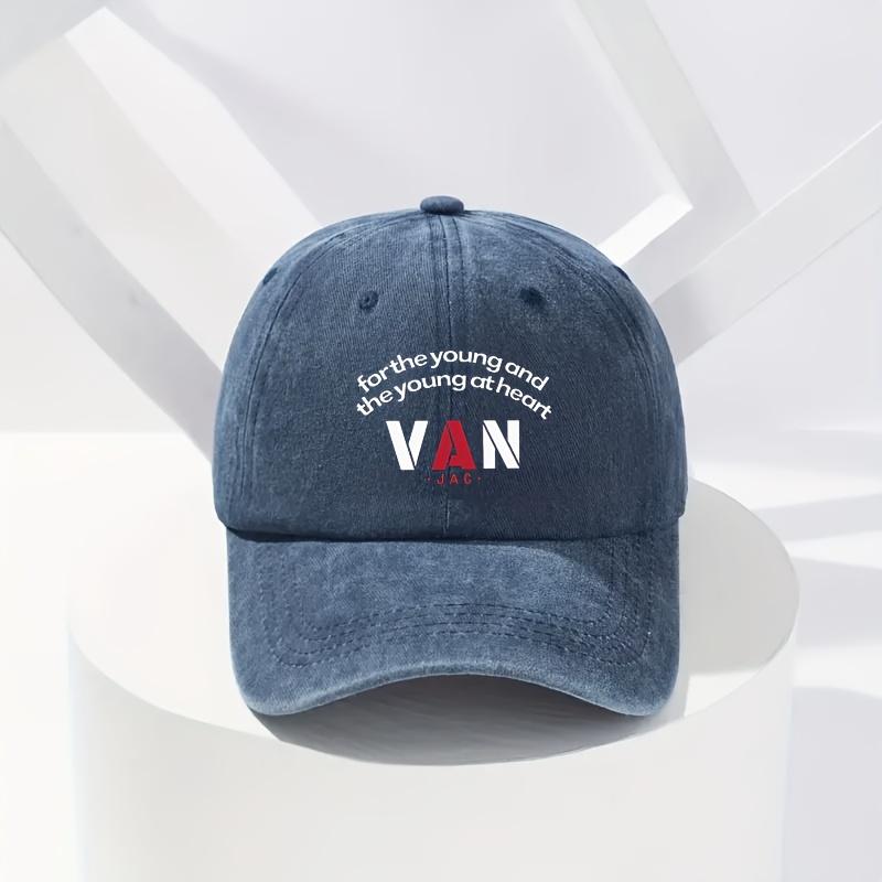 Vintage Washed Distressed Baseball Cap for Men and Women Vintage Style VAN Print Adjustable Fit Knit Casual Everyday Wear One Size
Vintage Washed Distressed Baseball Cap for Men and Women Vintage Style VAN Print Adjustable Fit Knit Casual Everyday Wear One Size