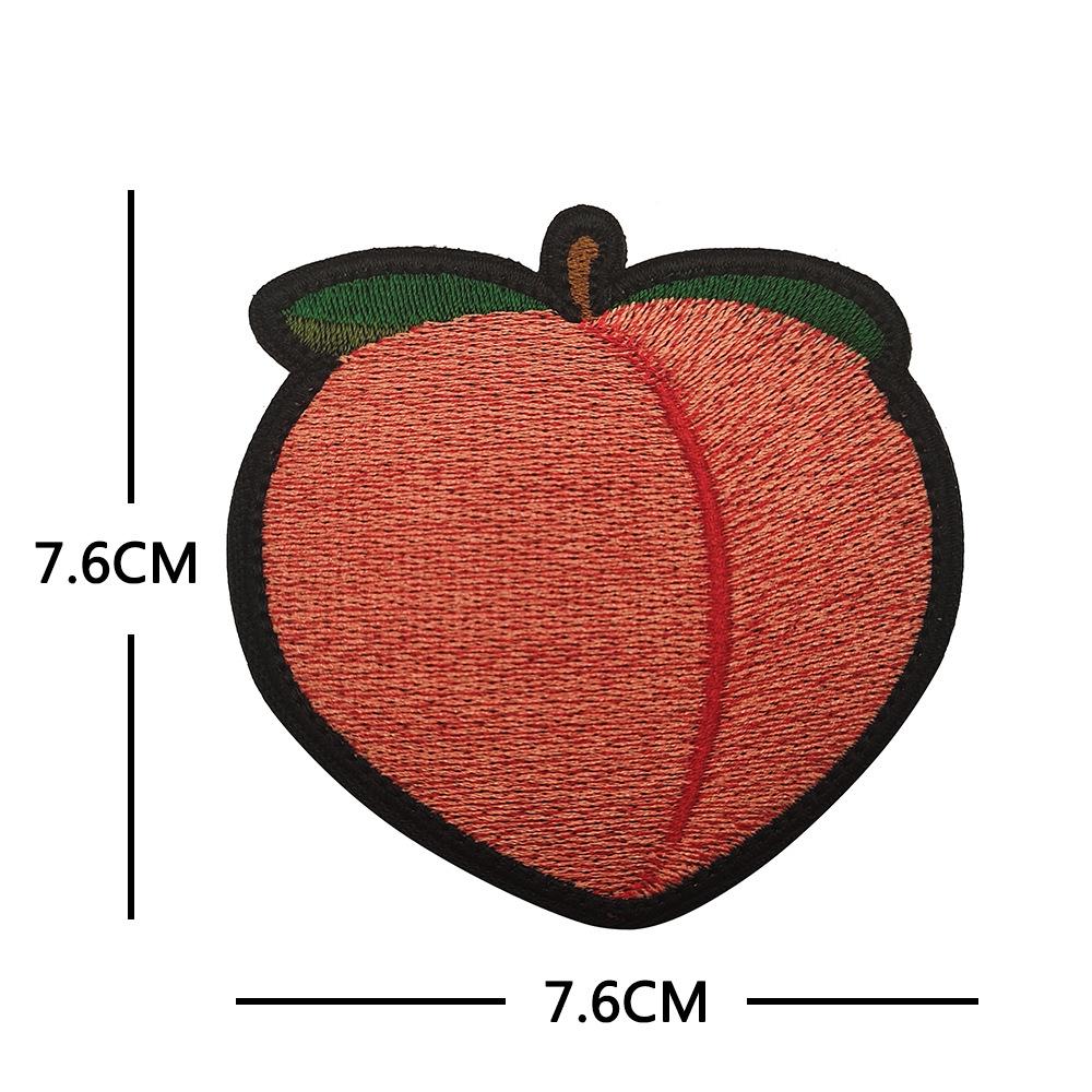 Peach Embroidery Patch for Fabric Bag Decoration
Peach Embroidery Patch for Fabric Bag Decoration