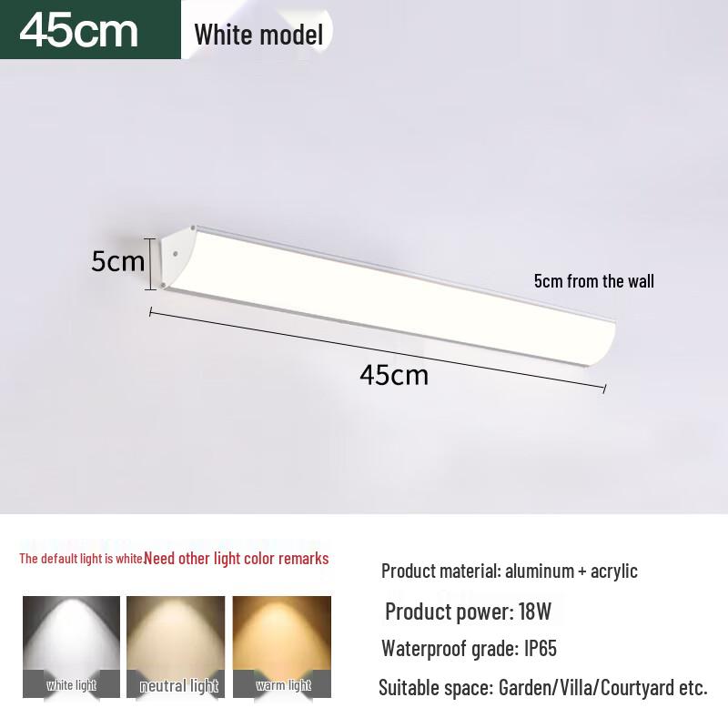 Handun HC Outdoor Wall Light 45CM
Handun HC Outdoor Wall Light 45CM