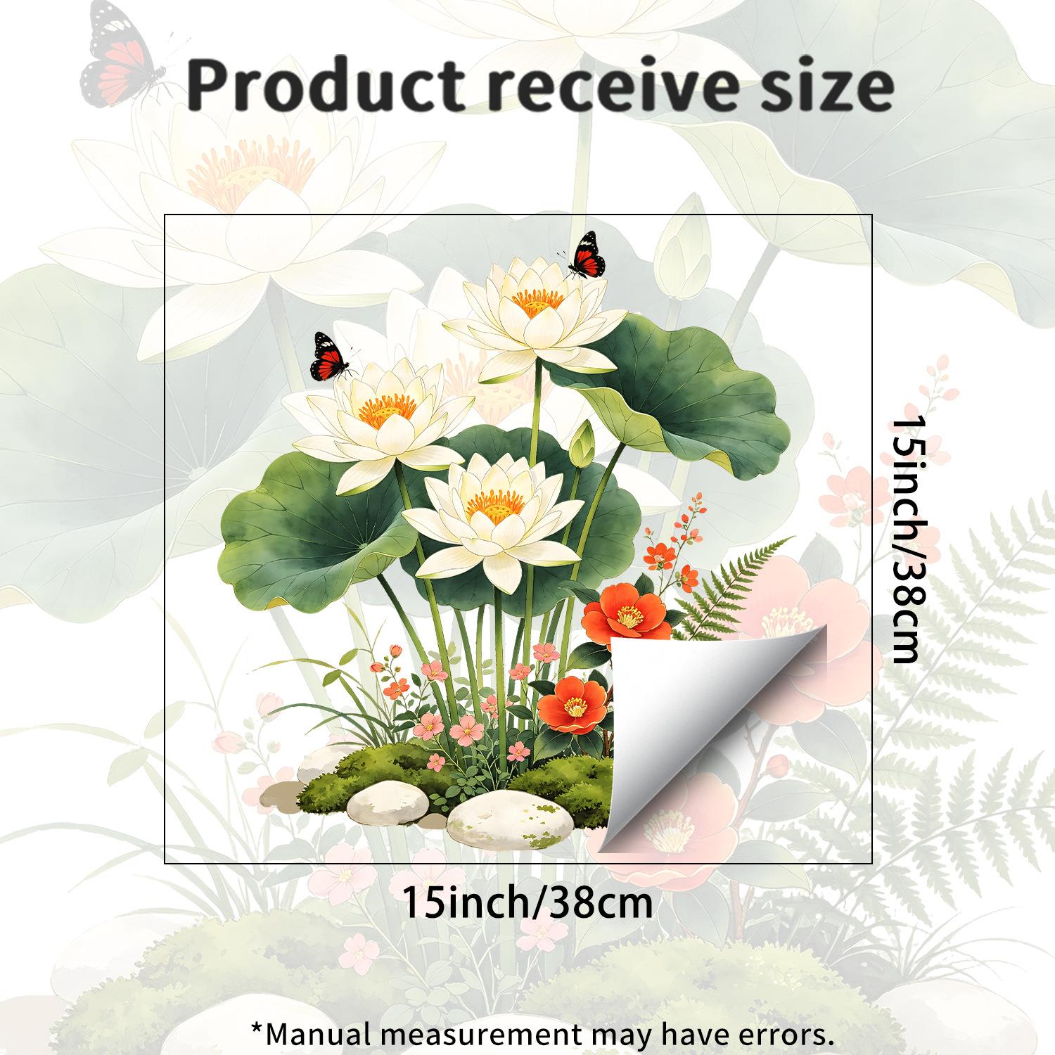 Watercolor Lotus Plant Self Adhesive Wall Sticker No Residue for Kitchen Bathroom Home Decor 38x38cm разноцветный
Watercolor Lotus Plant Self Adhesive Wall Sticker No Residue for Kitchen Bathroom Home Decor 38x38cm разноцветный