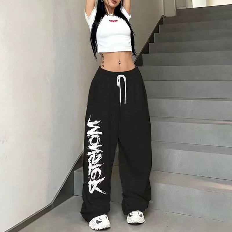 Women s Hip Hop Loose Fit Jazz Dance Pants with Mid-High Waist Drawstring Straight Leg L чорний
Women s Hip Hop Loose Fit Jazz Dance Pants with Mid-High Waist Drawstring Straight Leg L чорний