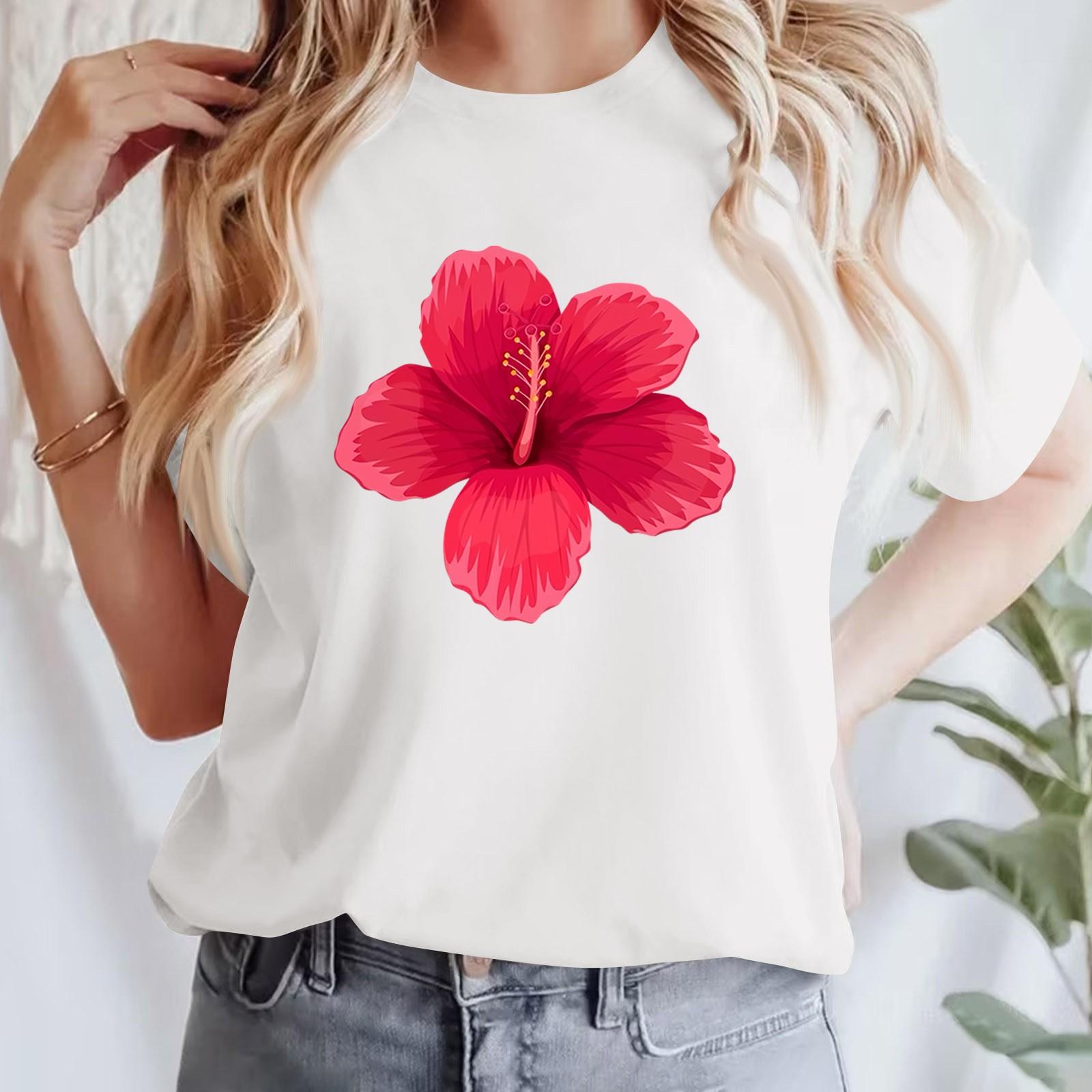 Женская повседневная футболка с принтом, пуловер с круглым вырезом, топ с короткими рукавами L белый
Женская повседневная футболка с принтом, пуловер с круглым вырезом, топ с короткими рукавами L белый