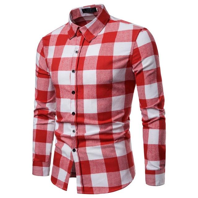 Весняно-осіння нова повсякденна чоловіча сорочка в клітку з довгими рукавами L рожевий
Весняно-осіння нова повсякденна чоловіча сорочка в клітку з довгими рукавами L рожевий