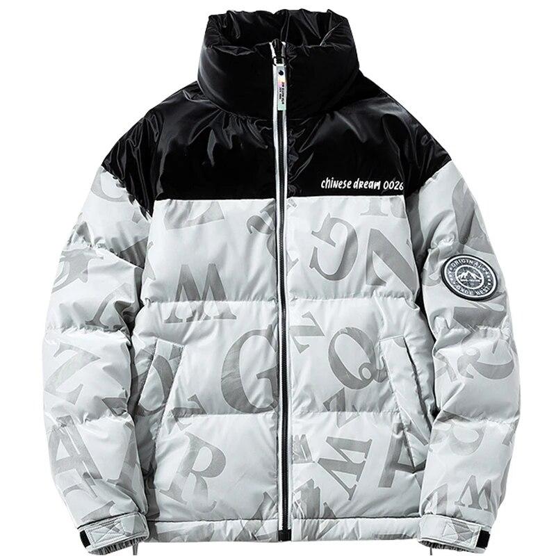 Winter Jacket Men Thick Warm Padded Bubble Jackets Men Letter Printing Splicing Oversized Casual Windbreaker Parkas Streetwear
Winter Jacket Men Thick Warm Padded Bubble Jackets Men Letter Printing Splicing Oversized Casual Windbreaker Parkas Streetwear