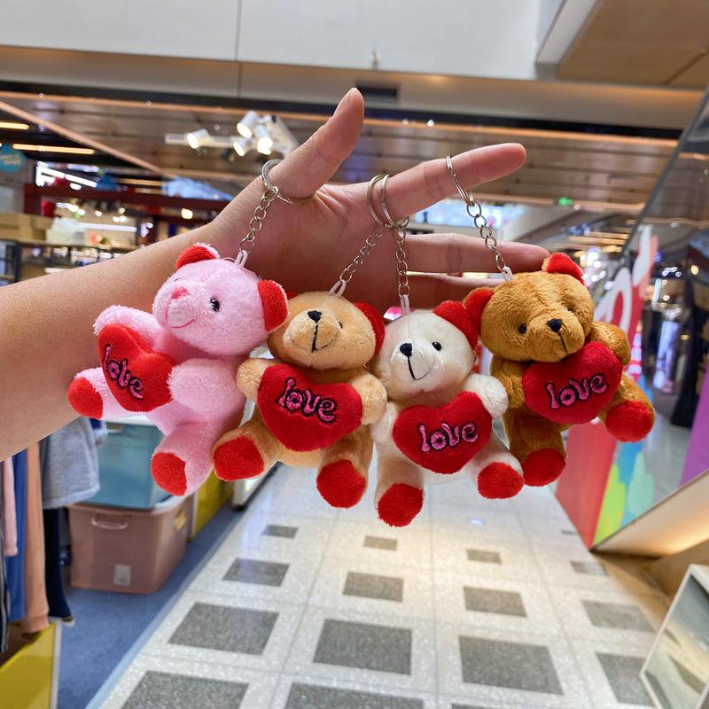 Wow Love Teddy Bear Plush Toy: Small Sitting Bear Pendant for Weddings & Souvenirs Plaid Bear Pink
Wow Love Teddy Bear Plush Toy: Small Sitting Bear Pendant for Weddings & Souvenirs Plaid Bear Pink
