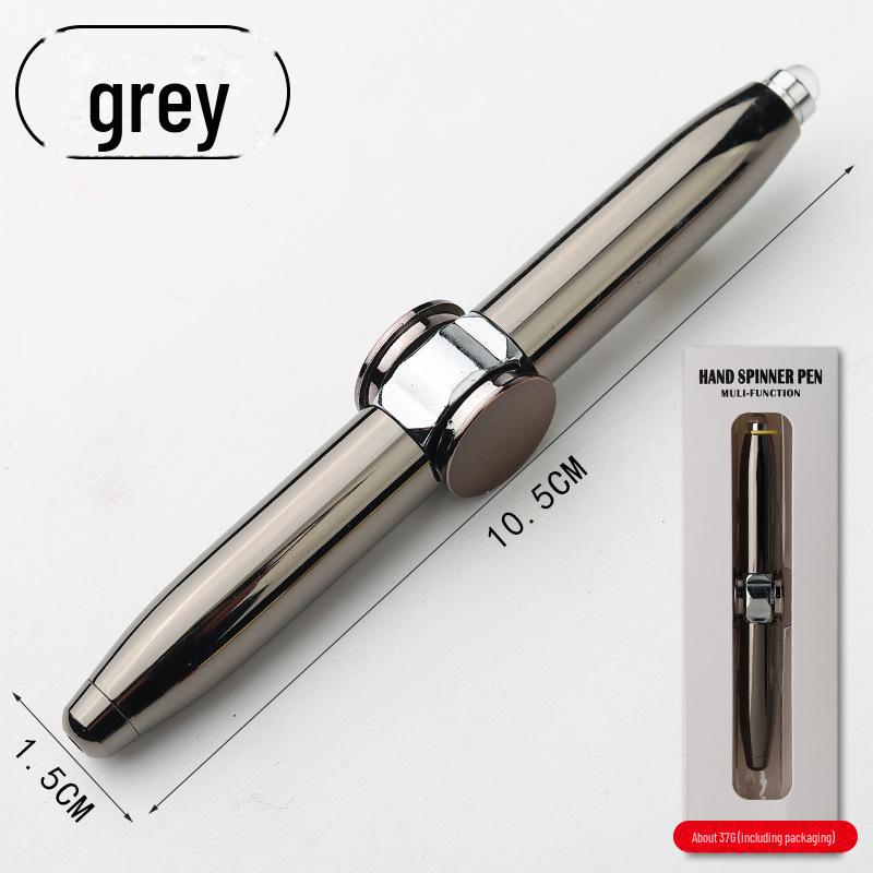 Шариковая ручка с вращающимся светящимся декомпрессионным металлическим гироскопом
Шариковая ручка с вращающимся светящимся декомпрессионным металлическим гироскопом