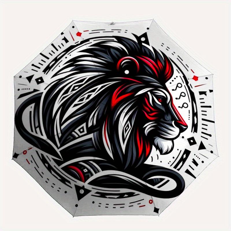 1pc Lion Head Design Automatic Open/close Folding Umbrella, Compact Portable Travel Umbrella, Perfect Birthday/Christmas, Cute Umbrella, Dur
1pc Lion Head Design Automatic Open/close Folding Umbrella, Compact Portable Travel Umbrella, Perfect Birthday/Christmas, Cute Umbrella, Dur