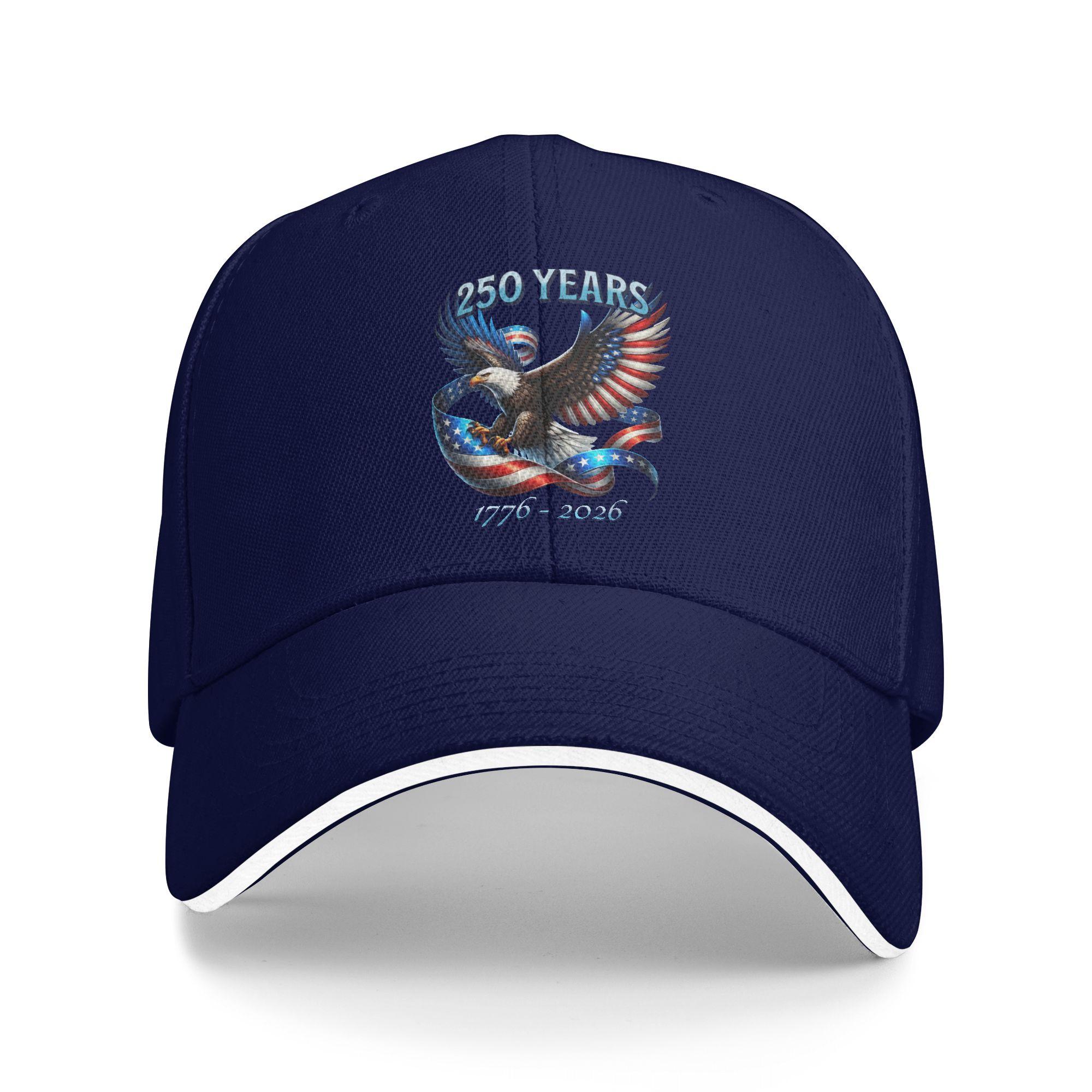 Patriotic Eagle and Flag 250 Years 1776 2026 Baseball Cap Stylish Men Trucker Hat Hot Sale Custom DIY Kpop Rock Baseball Caps As Picture темно-синього кольору
Patriotic Eagle and Flag 250 Years 1776 2026 Baseball Cap Stylish Men Trucker Hat Hot Sale Custom DIY Kpop Rock Baseball Caps As Picture темно-синього кольору