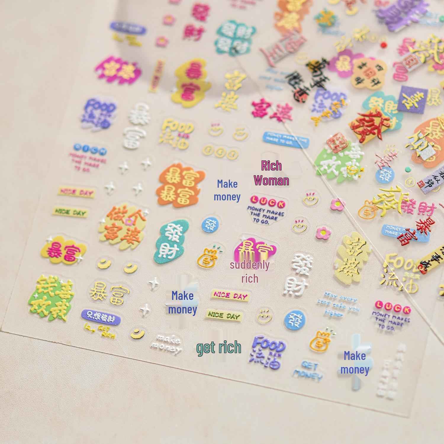 Tomoni Embossed Nail Stickers: Popular Japanese Stationery for New Year Nail Art and Decoration
Tomoni Embossed Nail Stickers: Popular Japanese Stationery for New Year Nail Art and Decoration