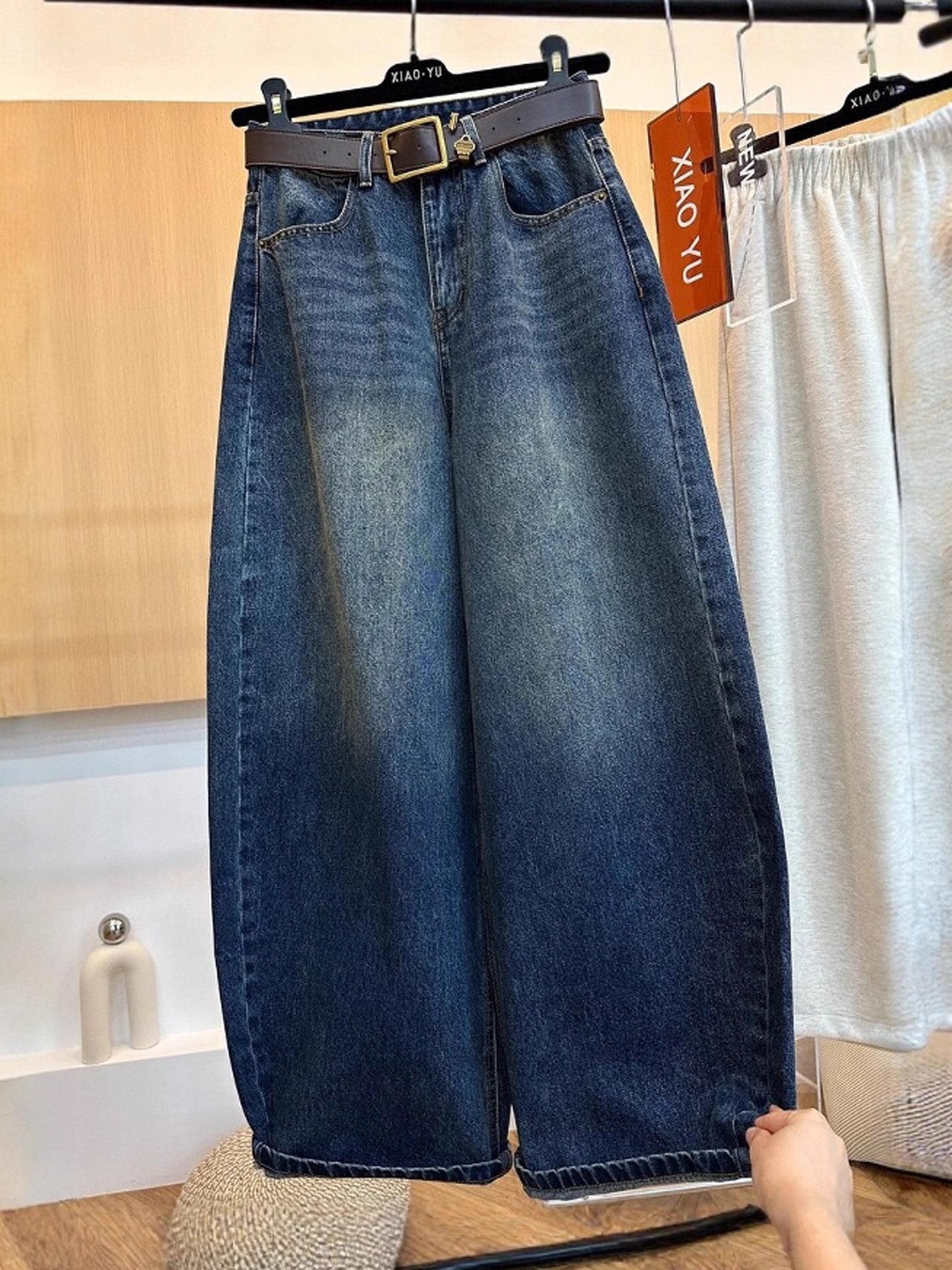 Plus Size Women s Fleece-Lined Denim Pants with Embroidery - Winter Loose Fit M
Plus Size Women s Fleece-Lined Denim Pants with Embroidery - Winter Loose Fit M