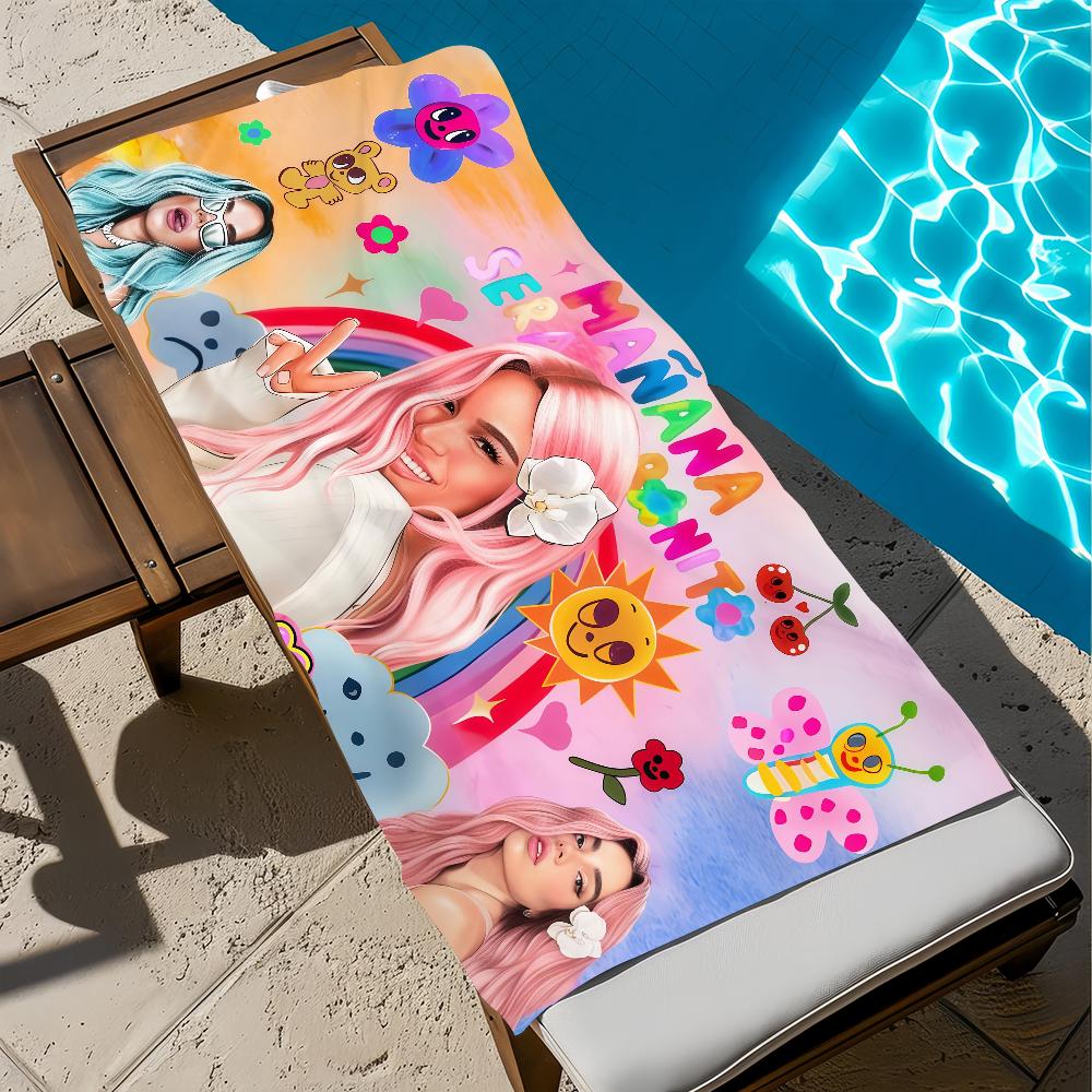 singer K-Karol G M-Manana Sera Bonito soft printed Beach Towels Trip Towel swim Summer Holiday Vacation bathing Pool Camp Gift W40*H60(CM)
singer K-Karol G M-Manana Sera Bonito soft printed Beach Towels Trip Towel swim Summer Holiday Vacation bathing Pool Camp Gift W40*H60(CM)