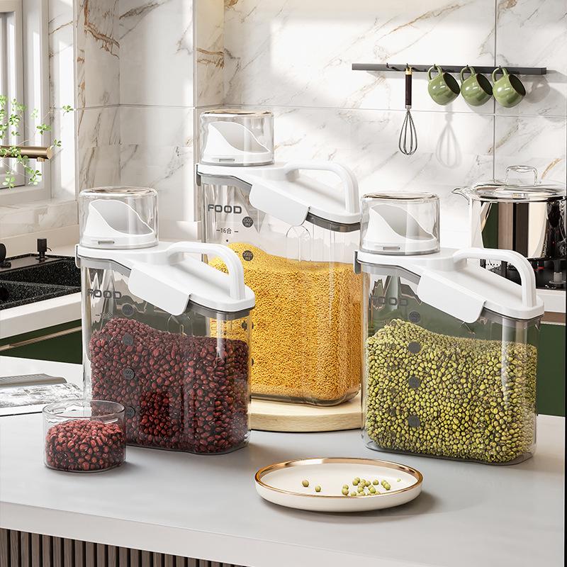 Transparent Food-Grade Storage Jar - Moisture, Insect, and Dust-Proof with Measuring Scale for Grains and Cooking Oil.
Transparent Food-Grade Storage Jar - Moisture, Insect, and Dust-Proof with Measuring Scale for Grains and Cooking Oil.
