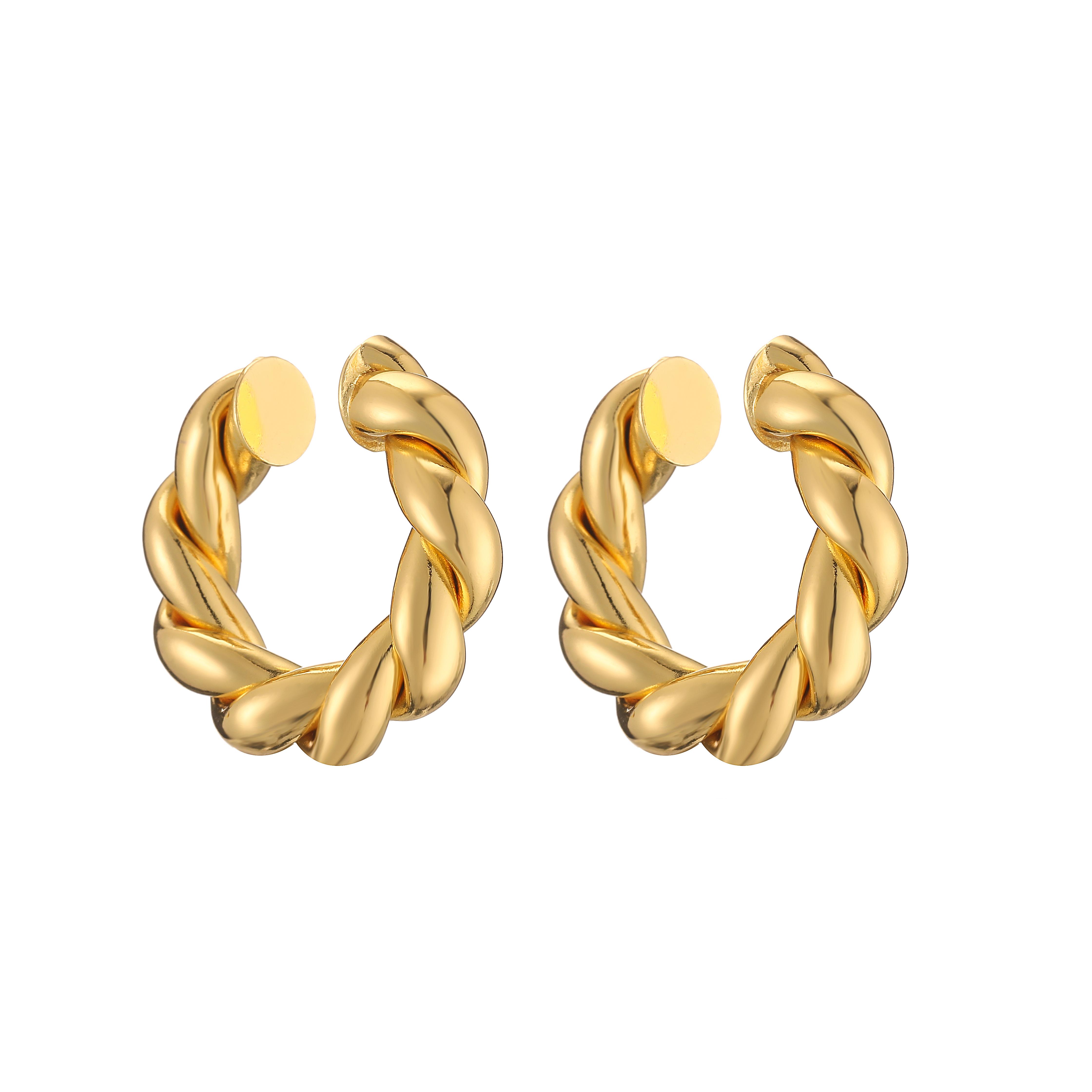 HECHENG,Extra Large Earclips Chunky Smooth Brass Clip Earrings for Women Gold Plated Oversize Circle Ear Cuffs Without Pierced
HECHENG,Extra Large Earclips Chunky Smooth Brass Clip Earrings for Women Gold Plated Oversize Circle Ear Cuffs Without Pierced