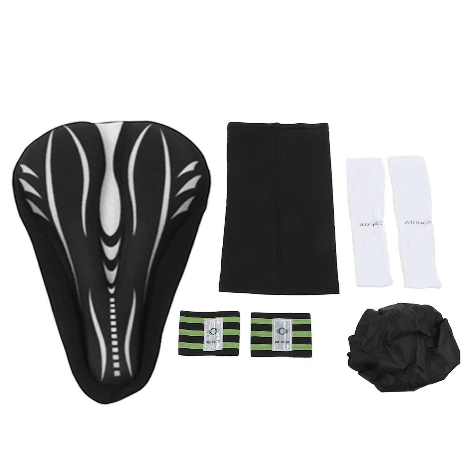 Bike Seat Set Ergonomic Prevent Slipping Breathable Pain Relief Bike Saddle Set with Bungee Cord for Mountain Bike білий
Bike Seat Set Ergonomic Prevent Slipping Breathable Pain Relief Bike Saddle Set with Bungee Cord for Mountain Bike білий