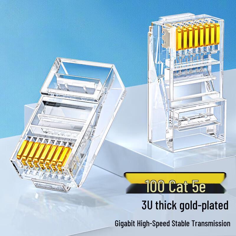 Patriot CAT5E RJ45 Unshielded Connectors (100-Pack)
Patriot CAT5E RJ45 Unshielded Connectors (100-Pack)