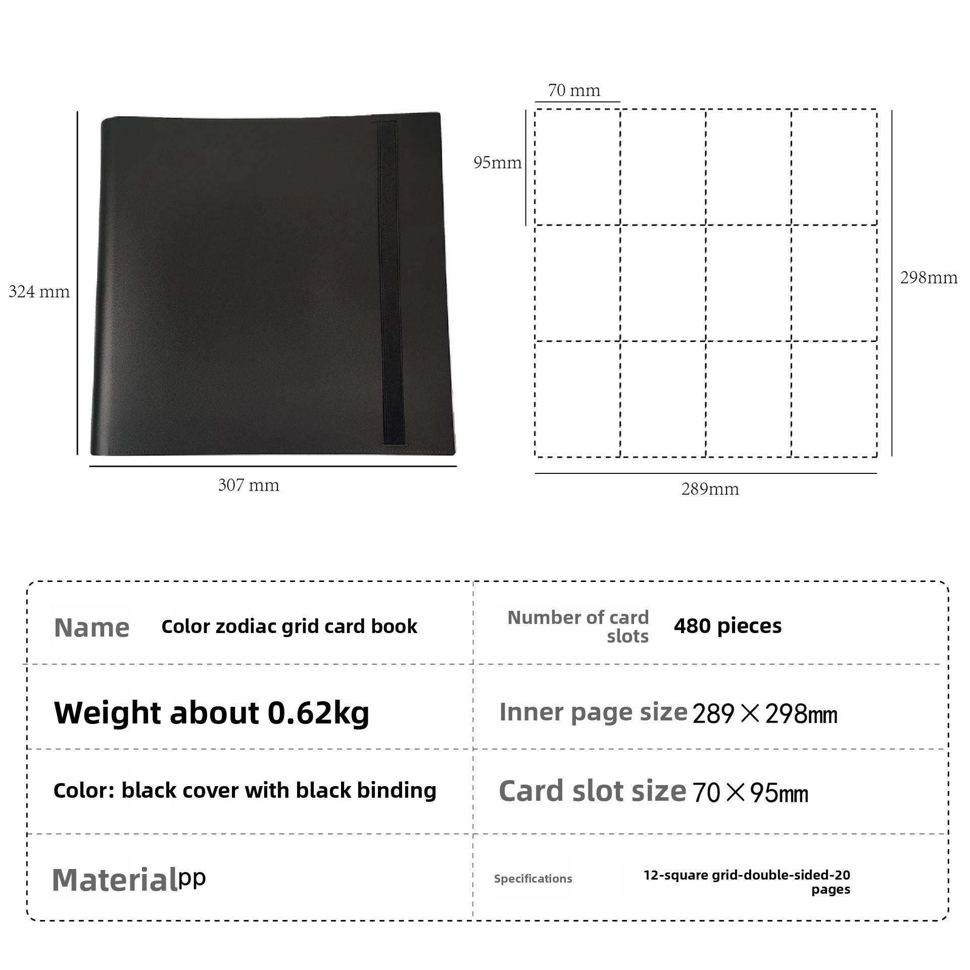 12-Pocket Anime Game Card Card Collection Album Cartoon Card Storage Book For Trading Card Games Collecting
12-Pocket Anime Game Card Card Collection Album Cartoon Card Storage Book For Trading Card Games Collecting