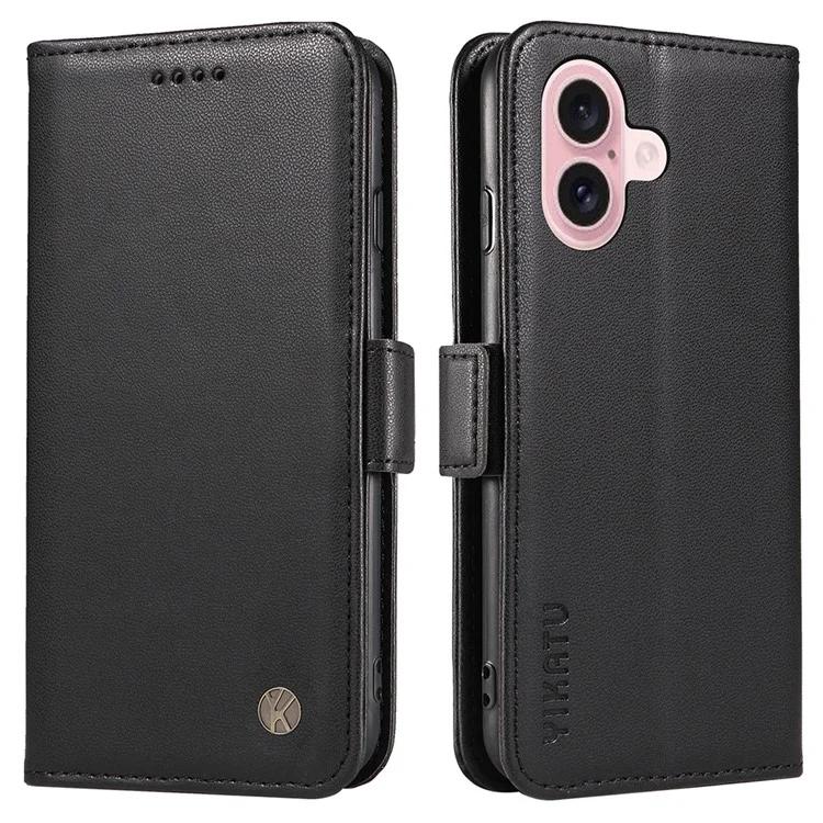 YIKATU YK-003 для iPhone 16 чехол кожаный кошелек чехол для телефона с боковой магнитной застежкой
YIKATU YK-003 для iPhone 16 чехол кожаный кошелек чехол для телефона с боковой магнитной застежкой