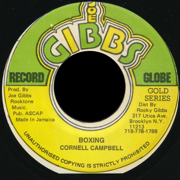 7inch Record CORNELL CAMPBELL - Boxing NONE Joe Gibbs Recor US Reggae, Ska & Dub Used
7inch Record CORNELL CAMPBELL - Boxing NONE Joe Gibbs Recor US Reggae, Ska & Dub Used