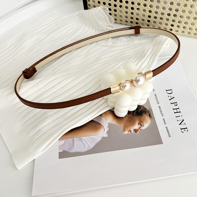 And Versatile Trendy Matte Black Womens Fashion Belt Featuring Beautiful Pearl Accents Matte Tan
And Versatile Trendy Matte Black Womens Fashion Belt Featuring Beautiful Pearl Accents Matte Tan