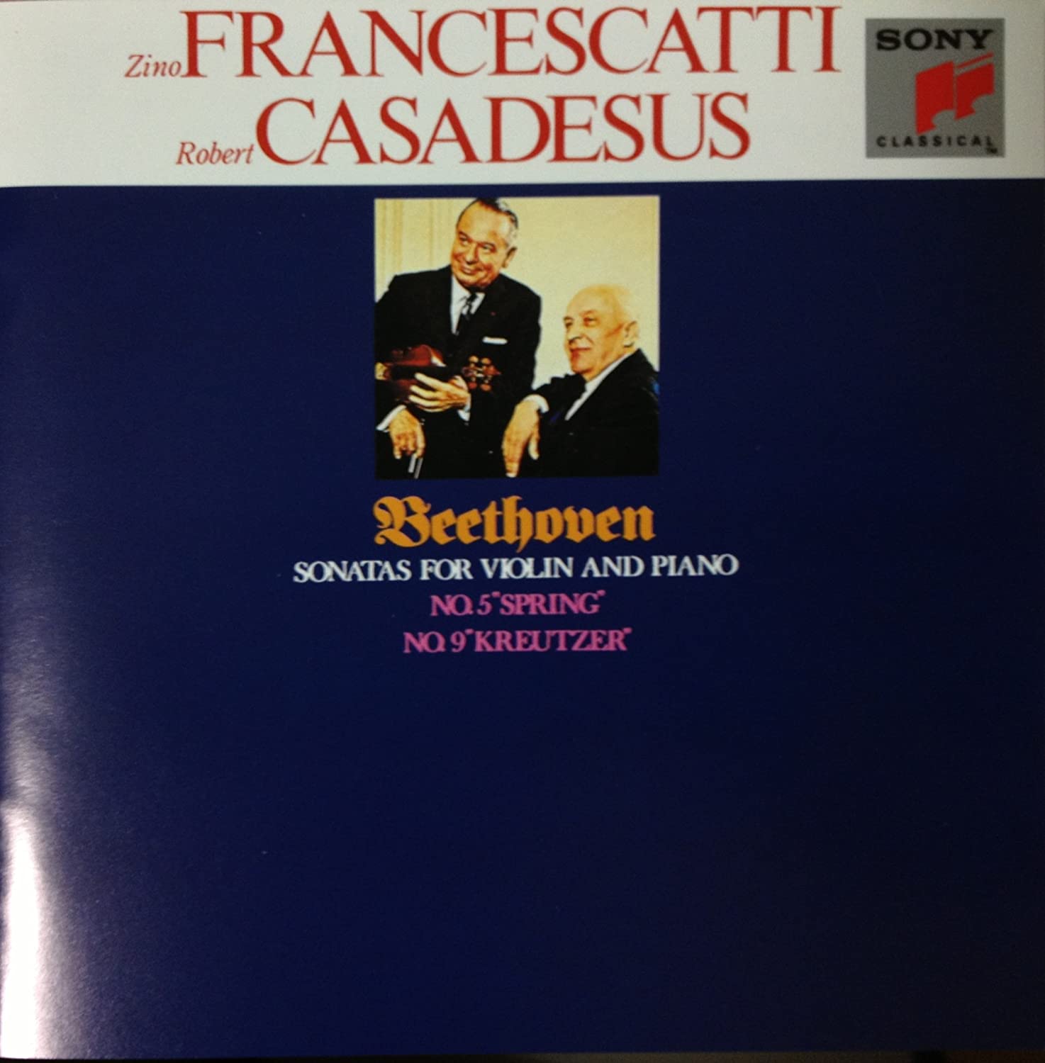 CD FRANCESCATTI (ZINO), BEETHOVEN; CAS - Sony Classical Immortal Masterpiece CSCR8458 Japan ObiClassical Used
CD FRANCESCATTI (ZINO), BEETHOVEN; CAS - Sony Classical Immortal Masterpiece CSCR8458 Japan ObiClassical Used