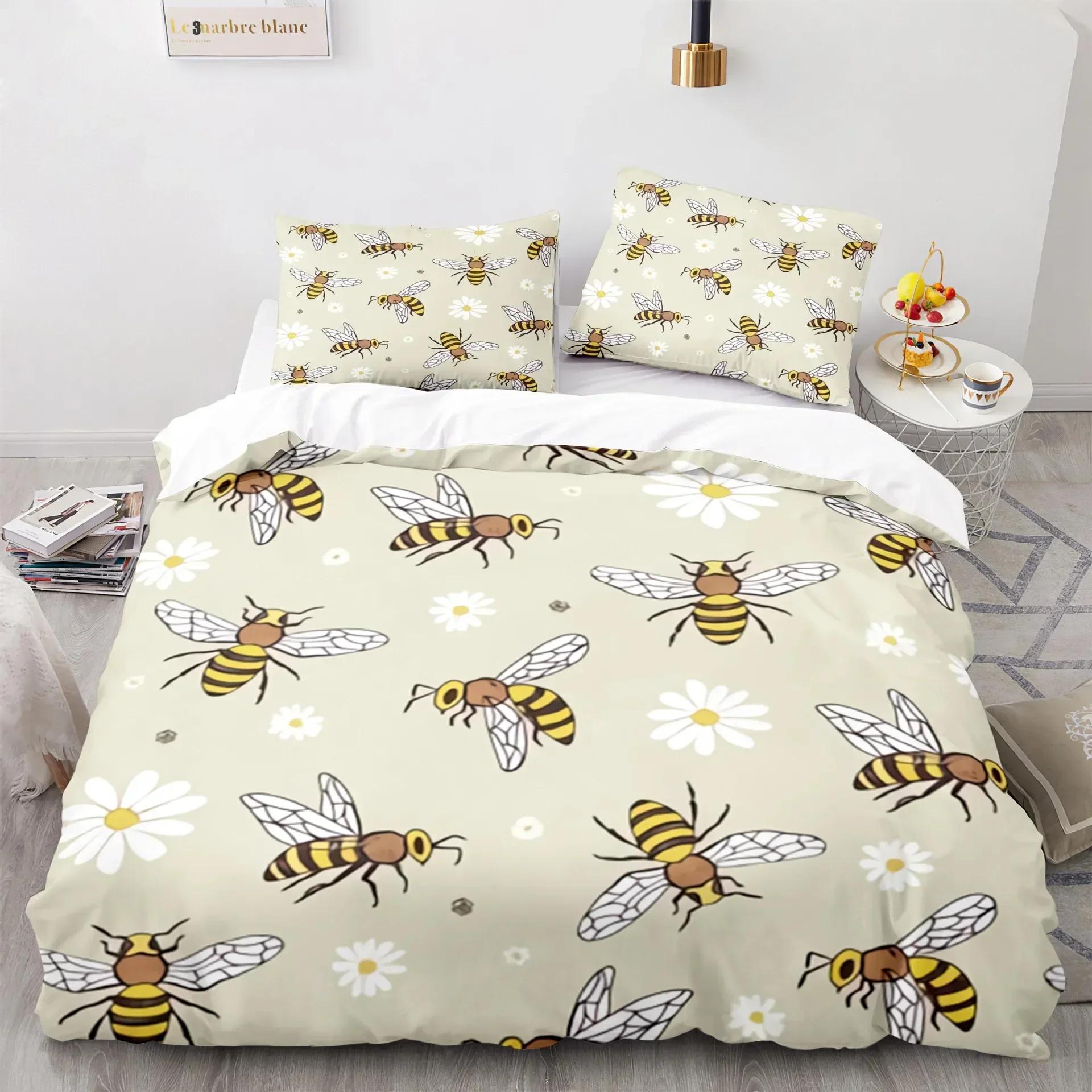 3Pcs Cute Cartoon Bee Bedding Set King Queen Sweet Duvet Cover Set Honey Kids Boys Girl Spring Insect Polyester Quilt Cover AU Single(140*210cm)3pcs
3Pcs Cute Cartoon Bee Bedding Set King Queen Sweet Duvet Cover Set Honey Kids Boys Girl Spring Insect Polyester Quilt Cover AU Single(140*210cm)3pcs