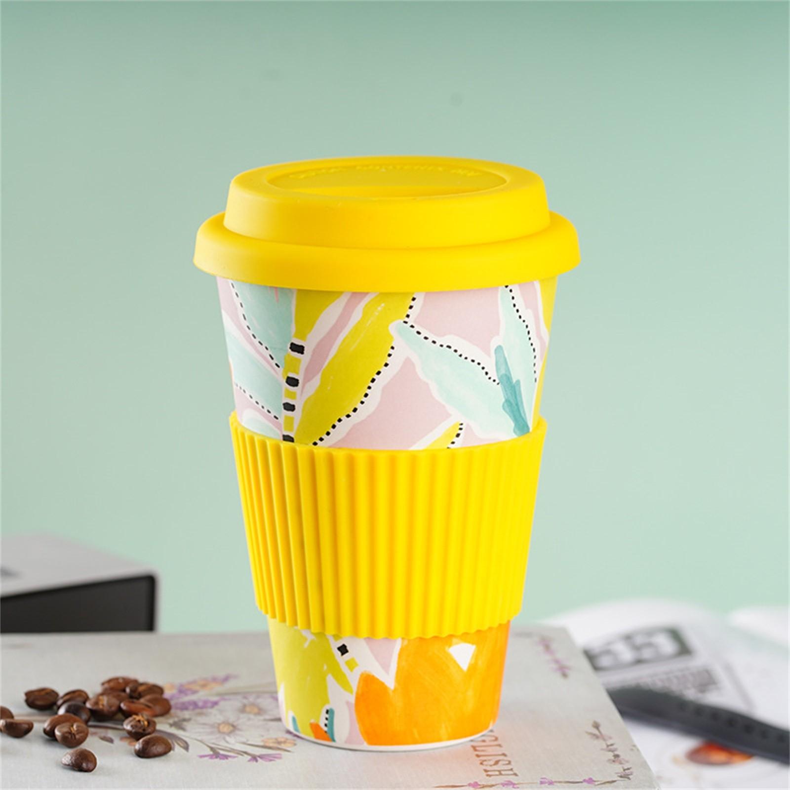 470ml Bamboo Fiber Coffee Cup Reusable Travel Mug with Silicone Lid and Heat Resistant Sleeve Eco Friendly Lightweight Durable
470ml Bamboo Fiber Coffee Cup Reusable Travel Mug with Silicone Lid and Heat Resistant Sleeve Eco Friendly Lightweight Durable