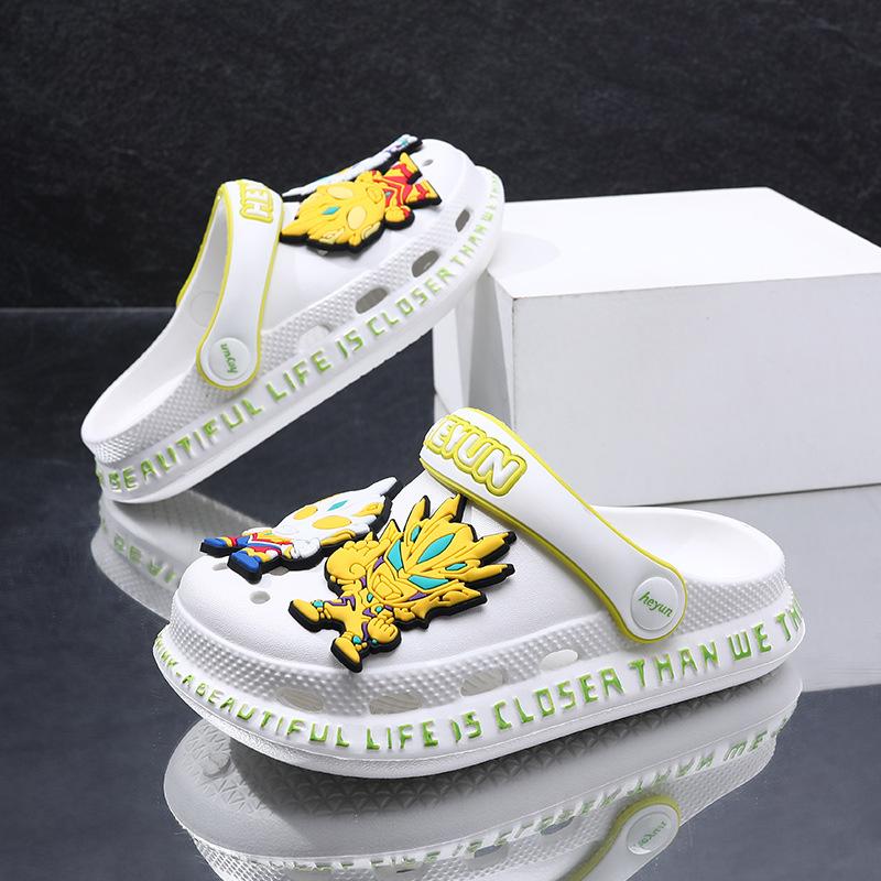 Lightweight Fun Kids Slipon Sandals In Bright Colors Cute Cartoon Design For Summer Play White,130
Lightweight Fun Kids Slipon Sandals In Bright Colors Cute Cartoon Design For Summer Play White,130