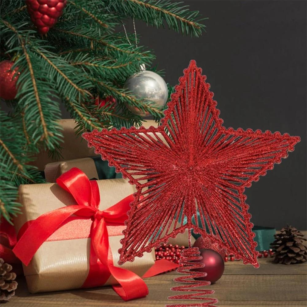Блискуча верхівка ялинки Navidad Xmas Tree Ornament Нова зірка на верхівці ялинки червоний
Блискуча верхівка ялинки Navidad Xmas Tree Ornament Нова зірка на верхівці ялинки червоний