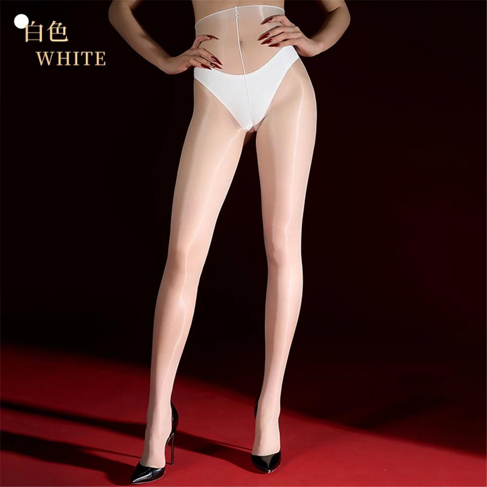 Sexy Women 640 Pin Open Crotch Oil Glossy Shiny Sockings Thin High Waist Shaping Pantyhose Sheer See Through Maid Tights Y17608YY-One Size
Sexy Women 640 Pin Open Crotch Oil Glossy Shiny Sockings Thin High Waist Shaping Pantyhose Sheer See Through Maid Tights Y17608YY-One Size