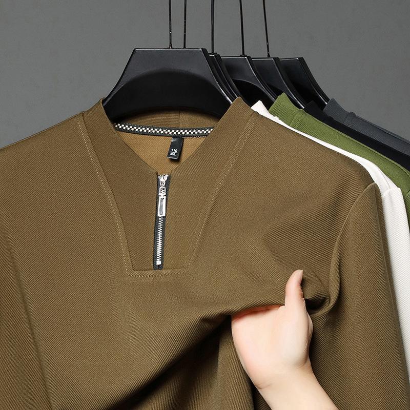 Sweater Polo Men S Long Sleeve T-Shirt Solid Color Lapel Medium Loose Trend T-Shirt Bottom Shirt 4XL
Sweater Polo Men S Long Sleeve T-Shirt Solid Color Lapel Medium Loose Trend T-Shirt Bottom Shirt 4XL
