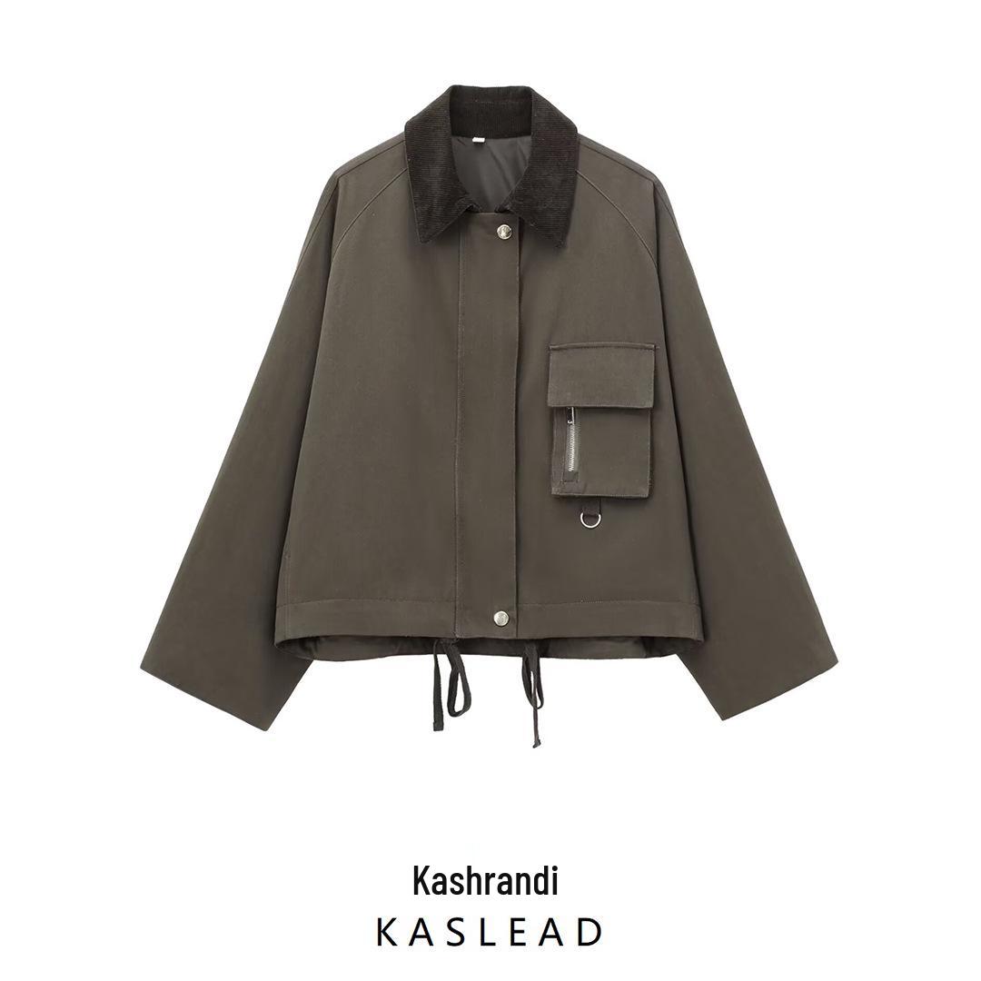 2024 Autumn Women s European & American Style Fashion Waxed Leather Jacket with Corduroy Collar L армия зеленый
2024 Autumn Women s European & American Style Fashion Waxed Leather Jacket with Corduroy Collar L армия зеленый