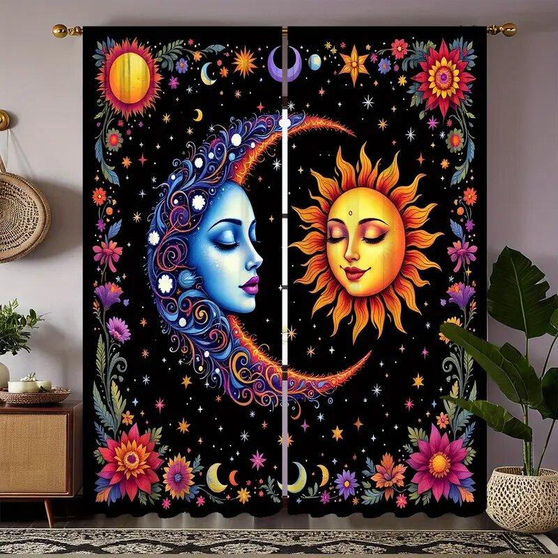Christmas Sun God Printed Curtains Decorations Bedroom Living Room Home Decoration Curtain Polyester Ideal For Sitting W100*H70(CM)-Hooks&2PCS
Christmas Sun God Printed Curtains Decorations Bedroom Living Room Home Decoration Curtain Polyester Ideal For Sitting W100*H70(CM)-Hooks&2PCS