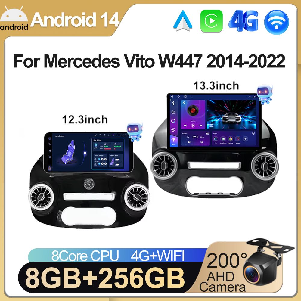 Android 12,3 дюйма для Mercedes Vito W447 2014-2022 автомобильный радиоприемник мультимедиа видеоплеер GPS радио 5G CarPlay навигация WIFI GPS BT
Android 12,3 дюйма для Mercedes Vito W447 2014-2022 автомобильный радиоприемник мультимедиа видеоплеер GPS радио 5G CarPlay навигация WIFI GPS BT
