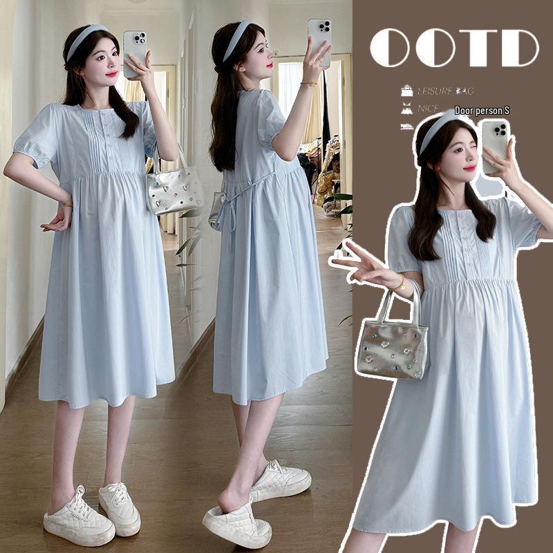 2026 Summer Korean-Style Maternity & Nursing Dress M синій
2026 Summer Korean-Style Maternity & Nursing Dress M синій