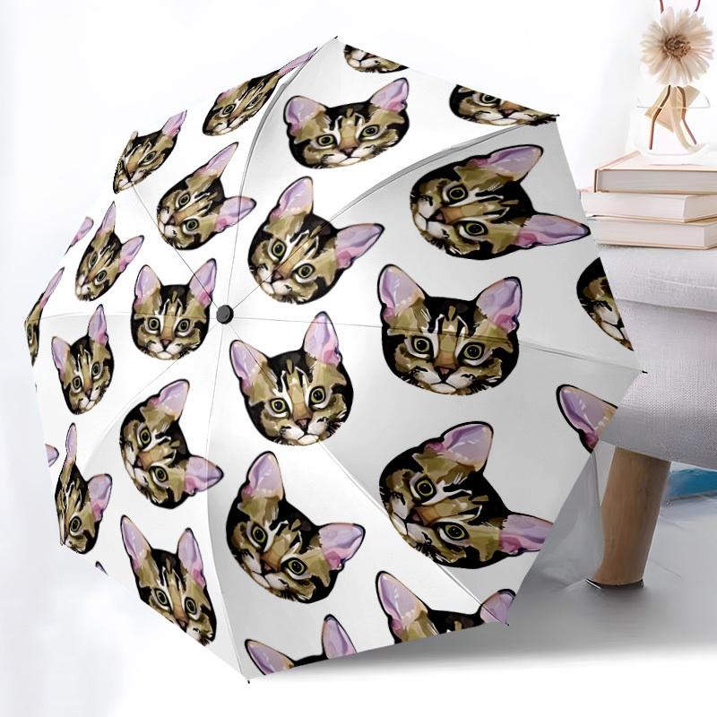 1pc Cat Faces Automatic Folding Umbrella - 8-Rib Automatic Open/Close, Large Canopy Birthday Festival Gift yy251217097
1pc Cat Faces Automatic Folding Umbrella - 8-Rib Automatic Open/Close, Large Canopy Birthday Festival Gift yy251217097
