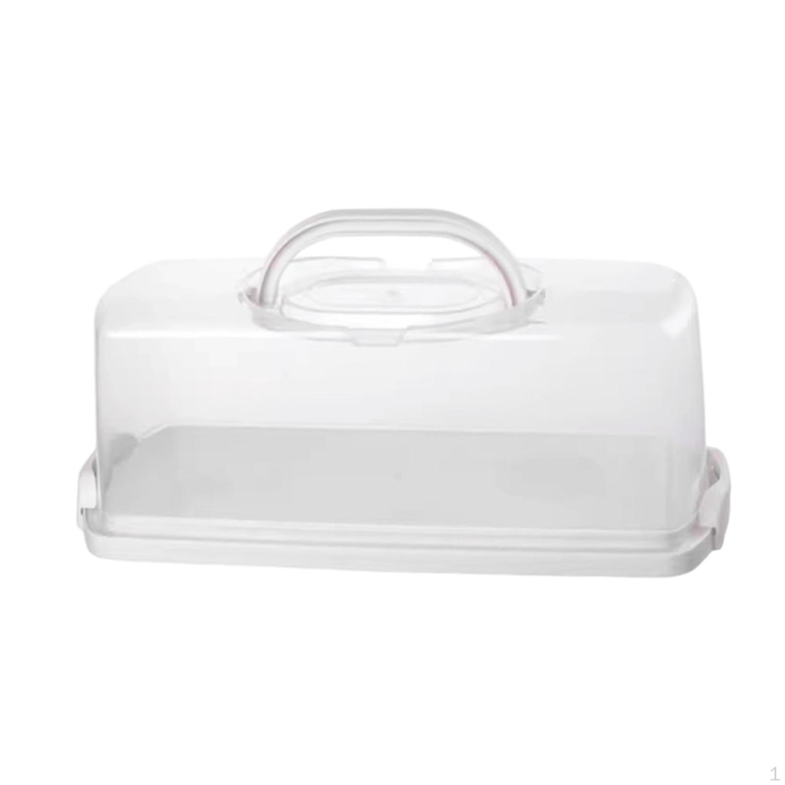 Cake Container Bread Box with Handle PP Material Transparent Lid Reusable Storage Suitable for
Cake Container Bread Box with Handle PP Material Transparent Lid Reusable Storage Suitable for