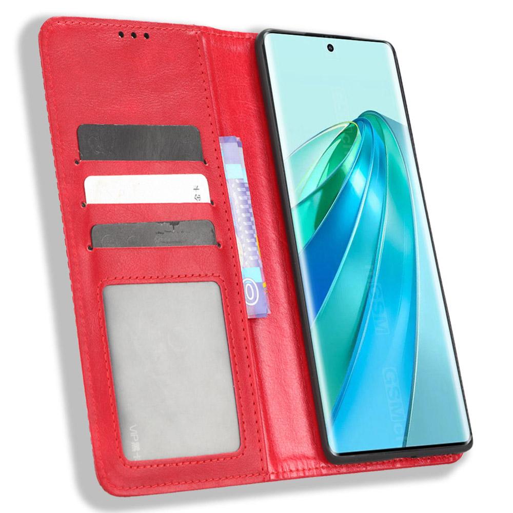 For Honor X9a 5G/X40 5G/Magic5 Lite 5G Vintage PU Leather Wallet Stand Phone Case Magnetic Clasp Cover Red
For Honor X9a 5G/X40 5G/Magic5 Lite 5G Vintage PU Leather Wallet Stand Phone Case Magnetic Clasp Cover Red