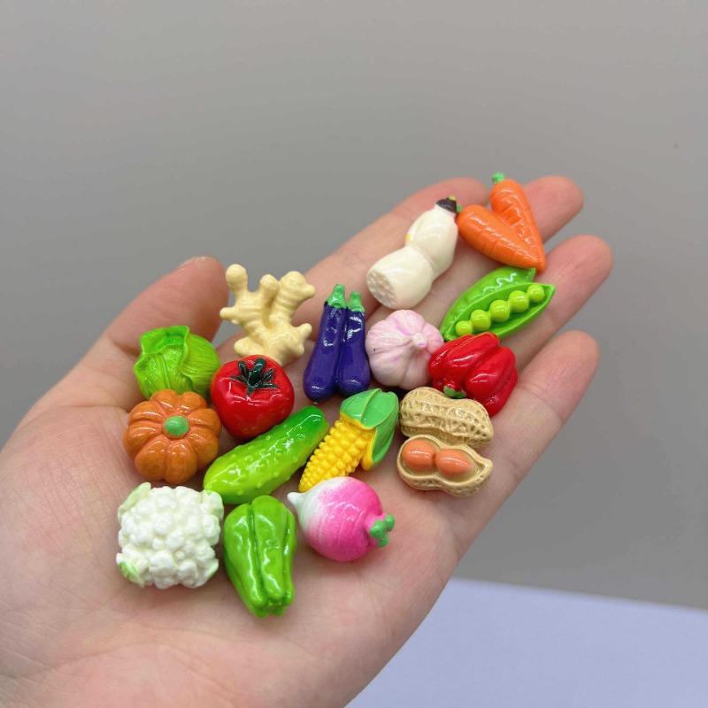 10Pcs Cute Mini Vegetable 3D Resin Figurines Flowerpot Garden Decoration Miniature Scene Kitchen Farm Landscape DIY Miniatures
10Pcs Cute Mini Vegetable 3D Resin Figurines Flowerpot Garden Decoration Miniature Scene Kitchen Farm Landscape DIY Miniatures