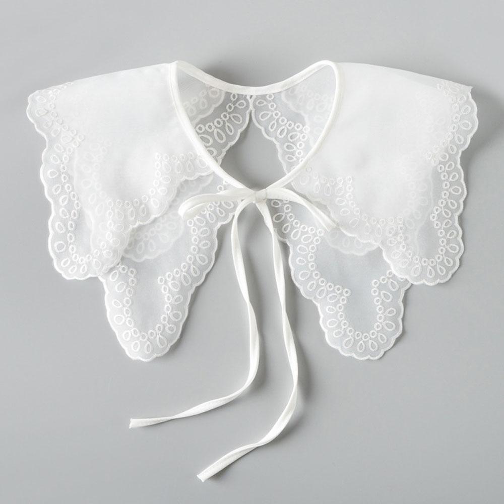 Detachable Lace Collar False Embroidered False Collar Fake Neckline Decorative Collar Cotton For Costume Dress Casual Outfit
Detachable Lace Collar False Embroidered False Collar Fake Neckline Decorative Collar Cotton For Costume Dress Casual Outfit
