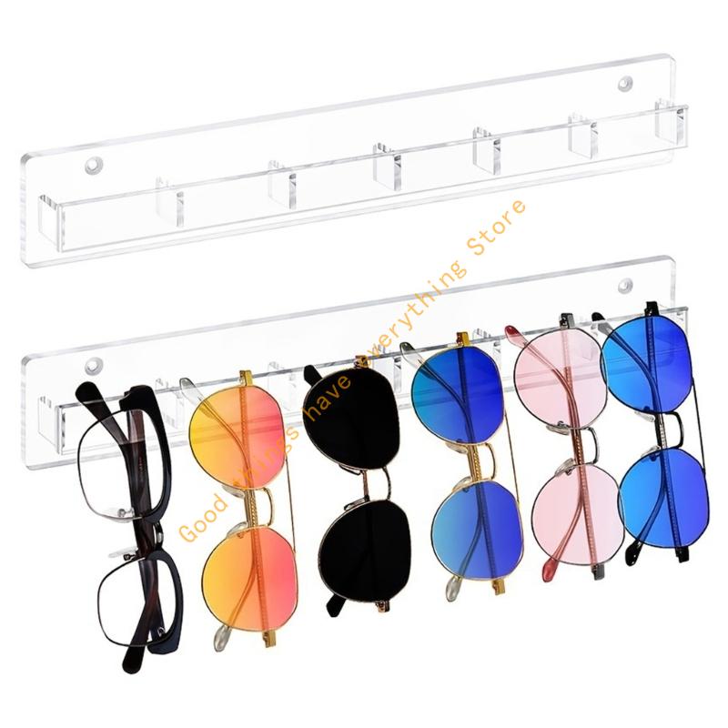 2 Pack Acrylic Sunglasses Wall Organizers 6 Slots Clear Display Rack for Eyewear 55KF CN
2 Pack Acrylic Sunglasses Wall Organizers 6 Slots Clear Display Rack for Eyewear 55KF CN