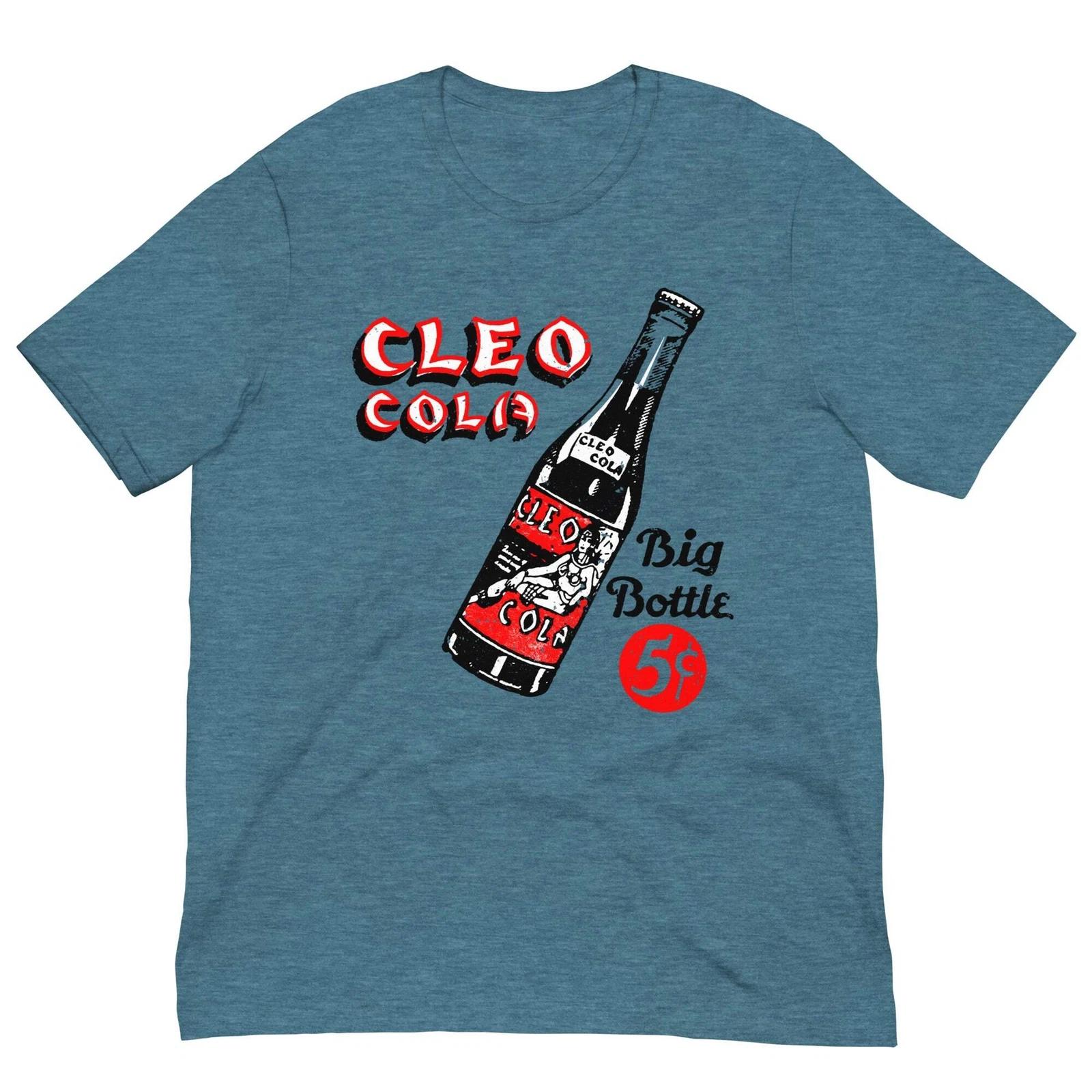 Vintage Retro T Shirt Cleo Cola Soda Pop Brand Graphic Tee For Men Women 4XL
Vintage Retro T Shirt Cleo Cola Soda Pop Brand Graphic Tee For Men Women 4XL