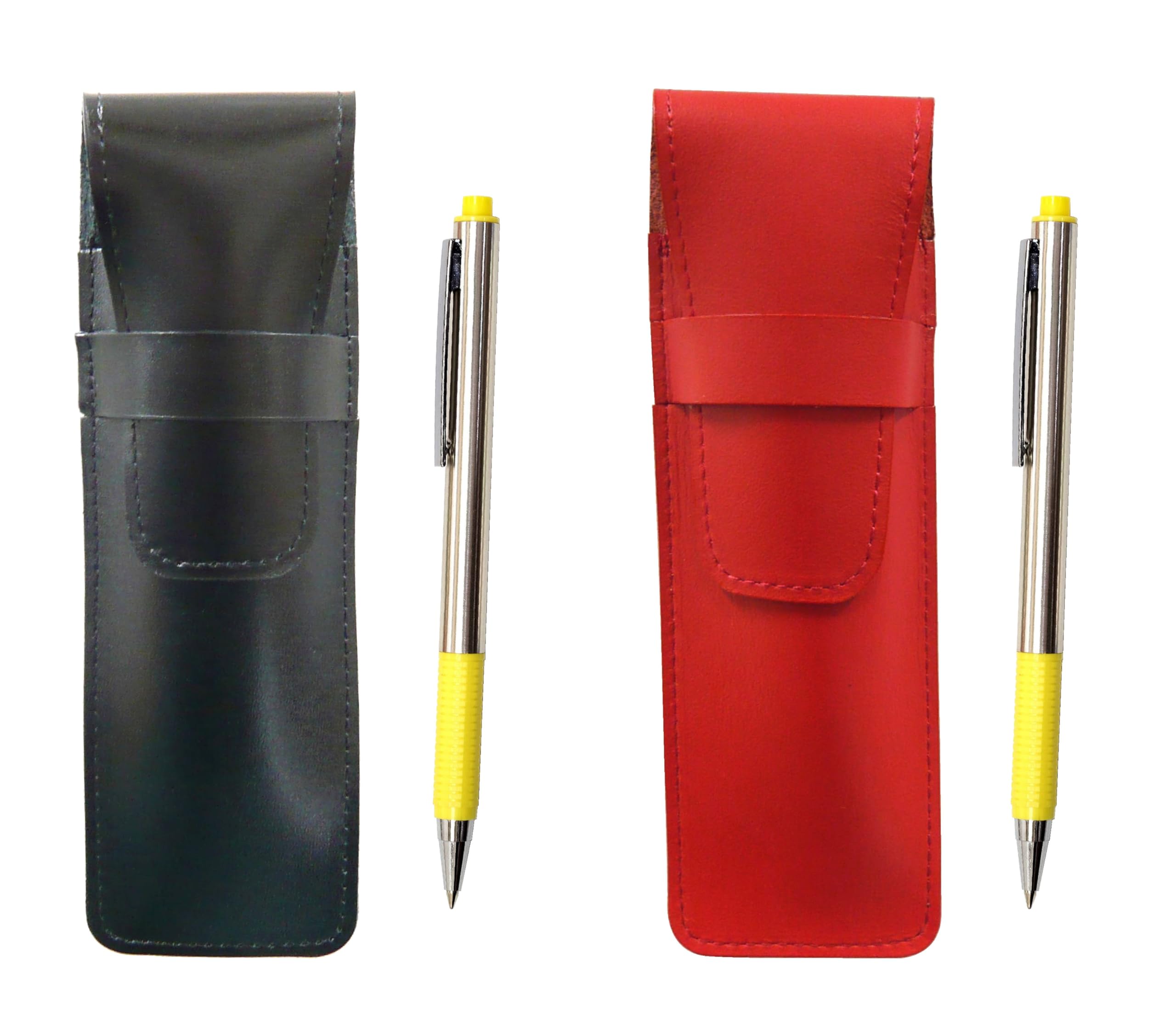 Slim cowhide pencil case black red set FB325 aluminum straight knock ballpoint pen yellow ASBR-FB325-Y
Slim cowhide pencil case black red set FB325 aluminum straight knock ballpoint pen yellow ASBR-FB325-Y