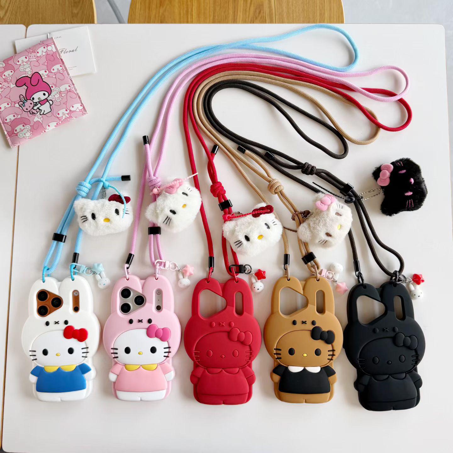 Miffy Bunny & KT Cat Lanyard Phone Case for iPhone 14-17/Pro Max iPhone 17 Pro
Miffy Bunny & KT Cat Lanyard Phone Case for iPhone 14-17/Pro Max iPhone 17 Pro
