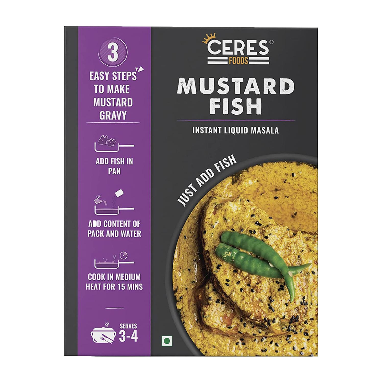 CERES FOODS Жидкая масала с индийской бенгальской горчицей и рыбой быстрого приготовления, 7,05 унции
CERES FOODS Жидкая масала с индийской бенгальской горчицей и рыбой быстрого приготовления, 7,05 унции
