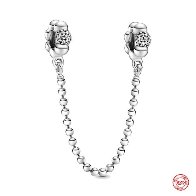 Новая защитная цепочка из стерлингового серебра 925 пробы, подвески, бусины, подходят для нового браслета, фиксирующий зажим, ювелирные изделия в форме сердца для женщин, подарок
Новая защитная цепочка из стерлингового серебра 925 пробы, подвески, бусины, подходят для нового браслета, фиксирующий зажим, ювелирные изделия в форме сердца для женщин, подарок