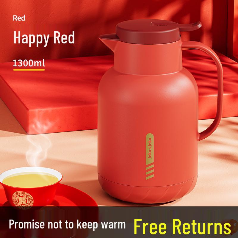 JEKO Large Capacity Insulated Thermos Pot with Temperature Display and Glass Inner Liner Free Return/Exchange for No Insulation
JEKO Large Capacity Insulated Thermos Pot with Temperature Display and Glass Inner Liner Free Return/Exchange for No Insulation