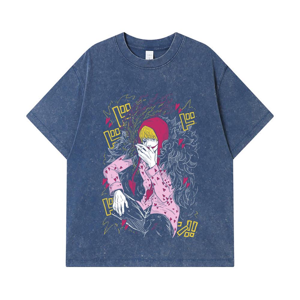275 GSM Washed T-shirts 100% Cotton One Piece V15 Corazon Print Unisex Heavy Cotton T Shirt 2XL королівський синій колір
275 GSM Washed T-shirts 100% Cotton One Piece V15 Corazon Print Unisex Heavy Cotton T Shirt 2XL королівський синій колір